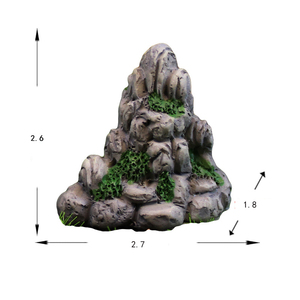 Dd4068 Accessoire Sculptuur Voor Diy Tuin Landschapsarchitectuur Kunstmatige Stijl Mos Steen Rotstuin Decoratief Gemaakt Van Hars - Product Image 6