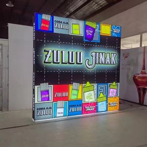 广告贸易展展览摊位展示张力布背景墙<span class=keywords><strong>SEG</strong></span>弹出式LED背光灯箱 - Product Image 3