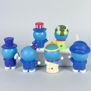 PVC haute qualité divers dessin animé mignon <span class=keywords><strong>Dora</strong></span> figurines en gros enfants 3D poupée jouets famille bureau décoration ornement - Product Image 3