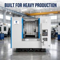 Torno vertical CNC de doble torreta FANUC VTC850 de alta resistencia para piezas de turbinas en la industria energética