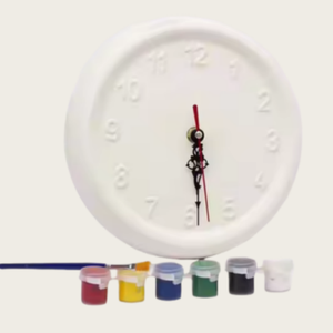 Orologio dipinto da te Design moderno numero decorazione soggiorno al quarzo creativo per la famiglia e gli adulti decorativi - Product Image 6