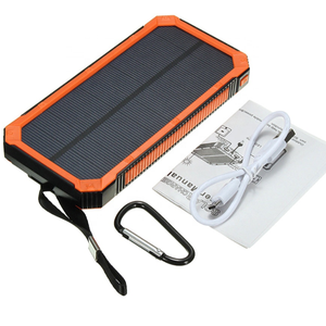 Power Bank <span class=keywords><strong>solaire</strong></span>, 20000mAh, <span class=keywords><strong>batterie</strong></span> <span class=keywords><strong>solaire</strong></span> étanche, <span class=keywords><strong>chargeur</strong></span> de téléphone <span class=keywords><strong>Portable</strong></span>, avec double Ports, éclairage Led - Product Image 3