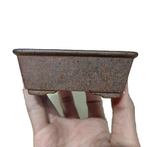 <span class=keywords><strong>Pot</strong></span> <span class=keywords><strong>à</strong></span> Bonsaï Rectangulaire Fait Main en Terre Cuite Yixing Or – Offre Spéciale - Product Image 1