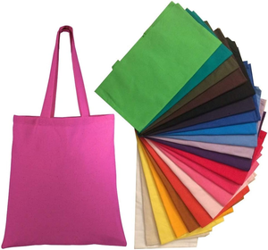 Venta al por mayor bajo MOQ reutilizable logotipo personalizado duradero regalo bolsa de comestibles bolsa de compras a granel Nany negro Rosa bolsa de lona de algodón - Product Image 4