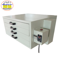Gabinete de secado de pantalla de seda, placa de serigrafía, marco de pantalla de horno de secado de 4 capas