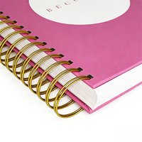 Organizador de Libros de Tapa Dura con Impresión Personalizada, Agenda Espiral, Planificador Diario, Diario, Cuaderno, Peso de Papel, Impresión Offset A5