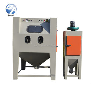 Machine de sablage manuelle fermée avec collecteur de poussière indépendant et pompe pour un travail efficace - Product Image 1