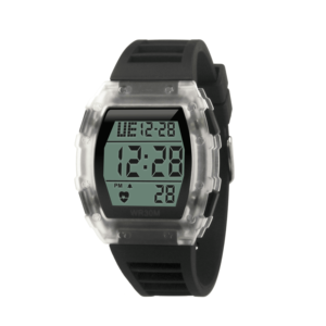 Sáng tuần hiển thị kỹ thuật số ABS vuông trường hợp đồng hồ chống nước đen nhựa ban nhạc <span class=keywords><strong>LED</strong></span> hiển thị kính báo động tuổi thọ pin dài - Product Image 5