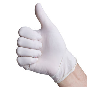 Yingke Disposable Nitrile Gloves White Food Processing Kitchen Household Use One Time Protective Gloves - Product Image 1