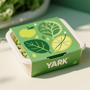 Factory Custom 350gsm Storage <b>Preservation</b> Sleeve Cardboard Packaging for Fast Food <b>Vegetable</b> Fruit - Product Image 2