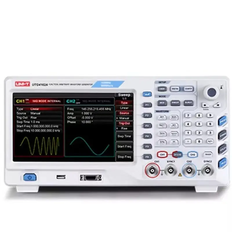 UNI-T UTG4162A fonction/générateur de signaux arbitraires 500MSas vitesse d'échantillonnage balayage fonction générateur de signaux