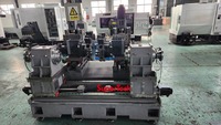 Centre de tournage de tourelle à double broche Supertech TT35, tour CNC avec deux broches pour arbres complexes, changeur d'outils automatique