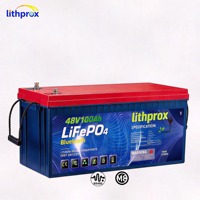 Batterie LiFePO4 48V 100AH 5KW Grade A Marine Cranking Marine RS485 Smart BMS M8 Terminal 6K Cycles CE RoHS IP67 Service OEM ODM