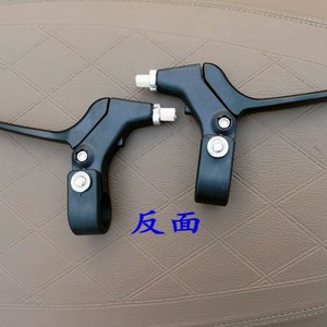 Levier de frein de vélo pour enfants, frein à ligne pour vélo de montagne, antidérapant, noir, corps en aluminium forgé à 2 doigts - Product Image 5