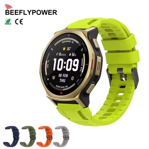 Correa de Silicona BEEFLYPOWER + Funda Protectora, Correa Deportiva para Reloj Inteligente, Accesorio para <span class=keywords><strong>Amazfit</strong></span> <span class=keywords><strong>T</strong></span>-<span class=keywords><strong>Rex</strong></span> 3 <span class=keywords><strong>Pro</strong></span> 44mm - Product Image 1
