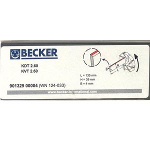 Becker Vacuum Pump KDT KVT 2.60 Graphite Blades 135x39x4 Mm <b>Industrial</b> <b>Compressor</b> Parts - Product Image 3