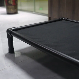 Wasbare Ademende Koeling Teslin Mesh Anti-Slip Voeten Indoor Huisdier <span class=keywords><strong>Bed</strong></span> Opgeheven Hangmat Massief Honden Gemaakt Plastic Ijzer - Product Image 2
