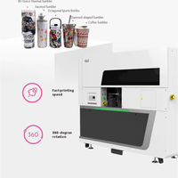 Máquina de Impresión UV para Botellas C-Bottle, RICOH GEN6 5 Estándar, 30s 3min/pcs, Impresora UV Digital para Vasos, Software RIIN