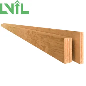 지붕 건축을위한 LVIL LVL 목재 나무 자작 나무 포플러 LVL 목재 베니어 보드 빔 소나무 1 급 E0