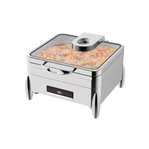 High-end Commercial Induction Chafer Dish 5.5L 304 S.S Food <b>Warmer</b> Hotel <b>Buffet</b> Party Catering Equipment - Product Image 1