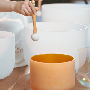 Thành Công Frosted Tinh Thể Màu Trắng Hát Bát Nhà Máy Trung Quốc Thạch Anh Sản Phẩm Với Trường Hợp Mang - Product Image 3