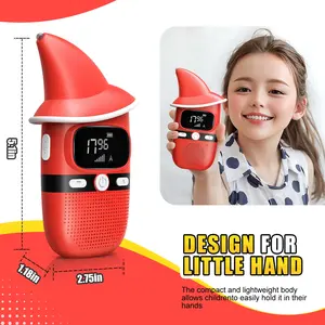 Diskon besar-besaran walkie talkie warna kustom jarak jauh dengan peralatan sistem suara untuk walkie talkie anak-anak