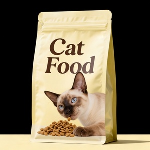 High Quality Custom Print 5KG 10KG 15KG 20KG 25KG Plastic Stand up Flat Bottom Pet Dog Food Ziplock <b>Packaging</b> <b>Bag</b> Pouch - Product Image 2
