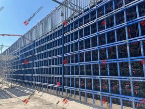 Système de coffrage modulaire en plastique pour murs, colonnes et dalles en béton pour la construction - Product Image 4