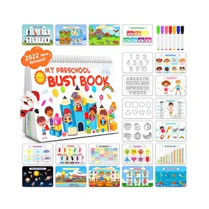 Libro de aprendizaje personalizado para niños, juguete educativo de aprendizaje de las tendencias Montessori