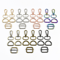 Meetee CM005 Accessoires de maroquinerie : Boucles, anneaux et curseurs – Kit de quincaillerie de base pour sacs à main