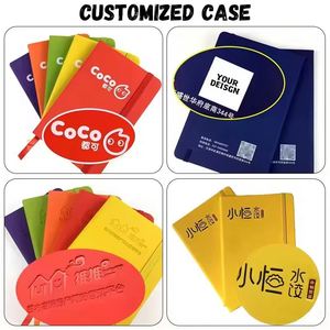Promotion A6 Pu Leather Cover Business Meeting Notebook Gift Custom Logo Print A5 Office Notebooks - Product Image 4