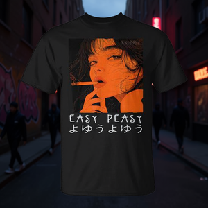 Camiseta Manga Hip Hop Retro Anime, Manga Corta, Unisex, Cuello Redondo, Impresión Digital, Estilo Urbano - Product Image 3