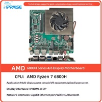 Set Motherboard Terintegrasi AMD R7 6800H Baru untuk Gaming, Pengembangan VR, Kontrol Industri dengan Port Layar Ganda