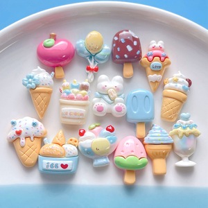Accesorios de resina de dibujos animados con diseño de postres y comida para manualidades DIY, pegamento en crema, para fundas de teléfono móvil, accesorios para el cabello, accesorios para vasos de agua y hebillas para zapatos - Product Image 2
