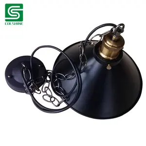 Metal Pendant Light Vintage Industrial Loft Iron Metal Pendant Hanging Light Lamp