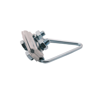 Soporte de Montaje en Poste para Cable de Fibra Óptica para Exteriores Hondao HD-D14, Abrazadera de Tensión con Gancho, Retractor de Fijación de Aro FTTH, 1 Año de Garantía