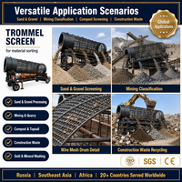 Crible rotatif à tambour, machine de criblage et de séparation pour sable, gravier et agrégats