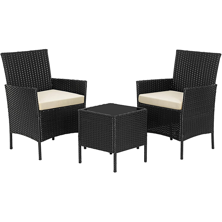 Прямая поставка, мебель для патио, лидер продаж, плетеный стул из ротанга, Обеденный набор, поли уличная садовая мебель из ротанга