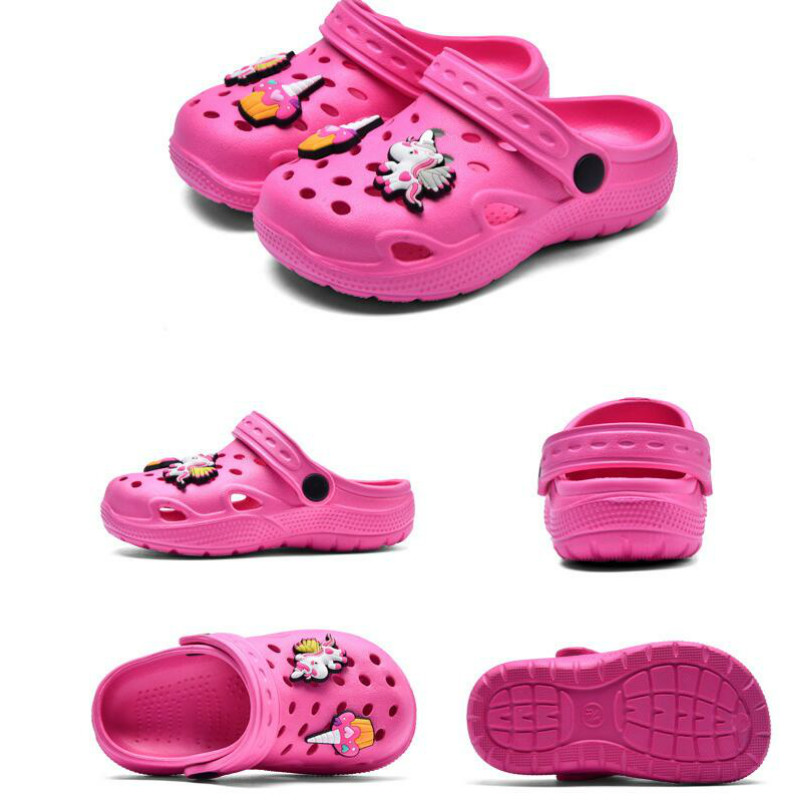 Новинка 2021 года; Модная летняя детская обувь с дырками и героями мультфильмов; Сандалии для мальчиков и девочек; Два варианта носки; Нескользящие тапочки; Пляжные шлепанцы