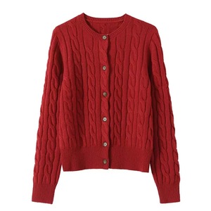 Cardigan Ample en Acrylique Tricoté pour Femme de Haute Qualité, Anti-Plis, à Col V et Manches Longues, Style Décontracté <span class=keywords><strong>Ralph</strong></span> <span class=keywords><strong>Lauren</strong></span> pour l'Hiver - Product Image 4
