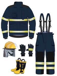 <span class=keywords><strong>Precio</strong></span> de fábrica Chaqueta DE LUCHA protectora <span class=keywords><strong>traje</strong></span> de bombero para bombero - Product Image 3