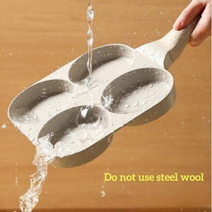 Juego de utensilios de cocina antiadherentes <span class=keywords><strong>Carote</strong></span>, sartén cuadrada de cuatro agujeros para huevos, sartén para tortitas y hamburguesas para desayuno, forma cuadrada - Product Image 5