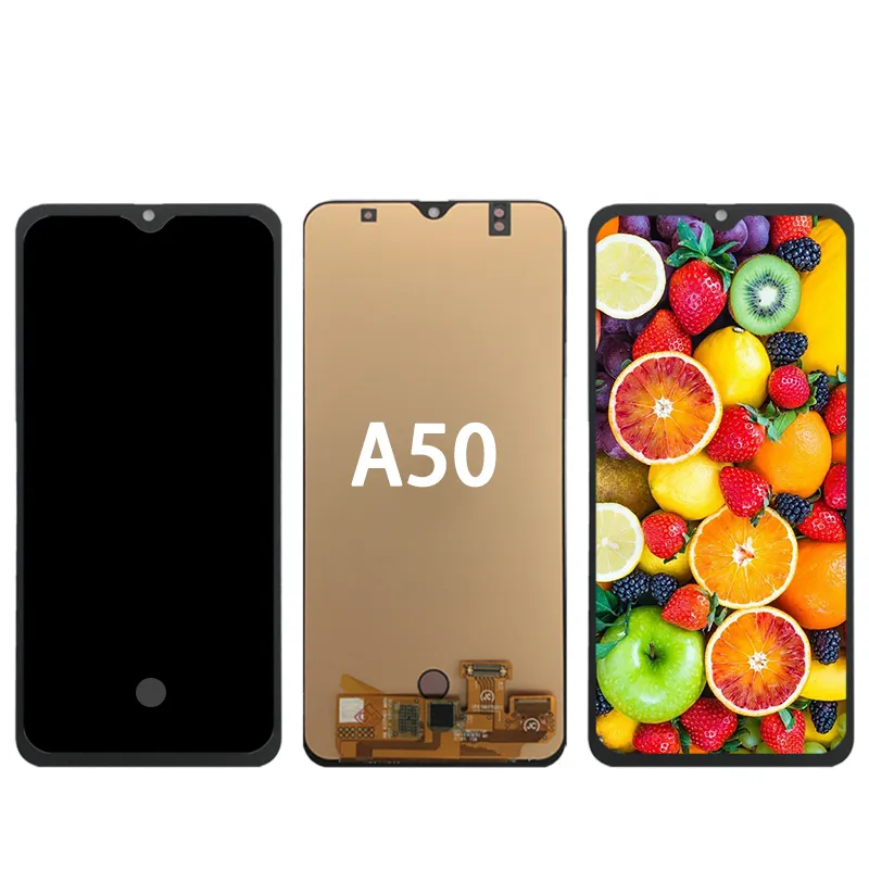 Handy-LCD-Display für Samsung Galaxy A50 Handy unterstützt LCD-Display Glas für Samsung A505F Hintergrund beleuchtung OLED