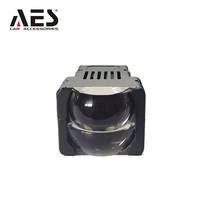 AES 1.5 pouces matrice Laser Led projecteur phare 5500k avec luminosité automatique coupure plate 35W 48W carré bleu lentille
