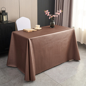 <span class=keywords><strong>Nappe</strong></span> de table en cuir synthétique résistante à la chaleur et à l'huile, texture premium PU, <span class=keywords><strong>nappe</strong></span> rectangulaire pour restaurant - Product Image 3