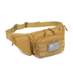 Tactical Waist Pack 600D Oxford Cloth Waterproof Outdoor Sports Running Cycling Multi Pocket Adjustable Belt Bag - Product Image 3