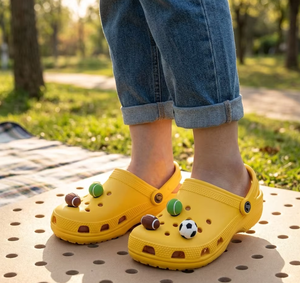 3D Sports Ball <strong>Croc</strong> <strong>Charms</strong> <strong>Football</strong> Basketball Tennis Rugby Shoe Decor <strong>Charms</strong> for Hole Shoes - Product Image 3