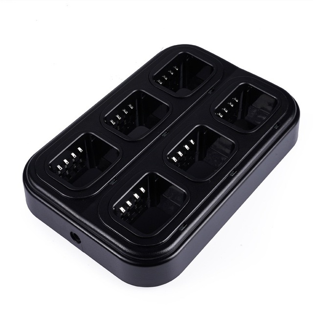 Efficient 6-Slot Charger for Teams Fast Charging Multiple Walkie-Talkie Radios Electronic Accessories