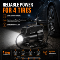 2026 New 150PSI Portable Wireless Metal Car Motorcycle Tire Inflator Digital Cordless Air Compressor Handheld Tyre Pump for Bike