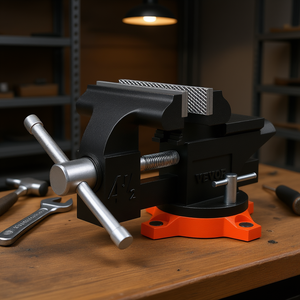 Étau d'établi Vevor 4,5 po avec base pivotante, outil industriel - Product Image 2